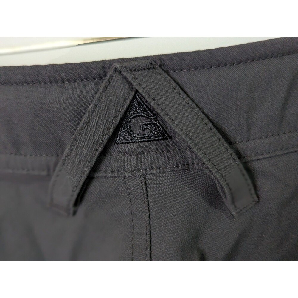 Gerry Cargo Hiking Shorts Mens 36 Dark Gray Nylon Blend Belted Pockets Quick Dry - Picture 9 of 12